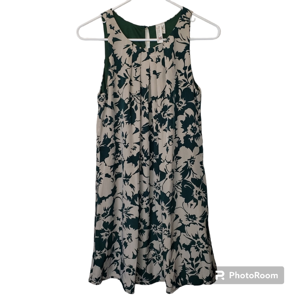 Pink Owl Women's Dress Size Small Green